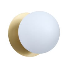 Lassie Opal Frosted Glass Cool White LED Outdoor Wall Light